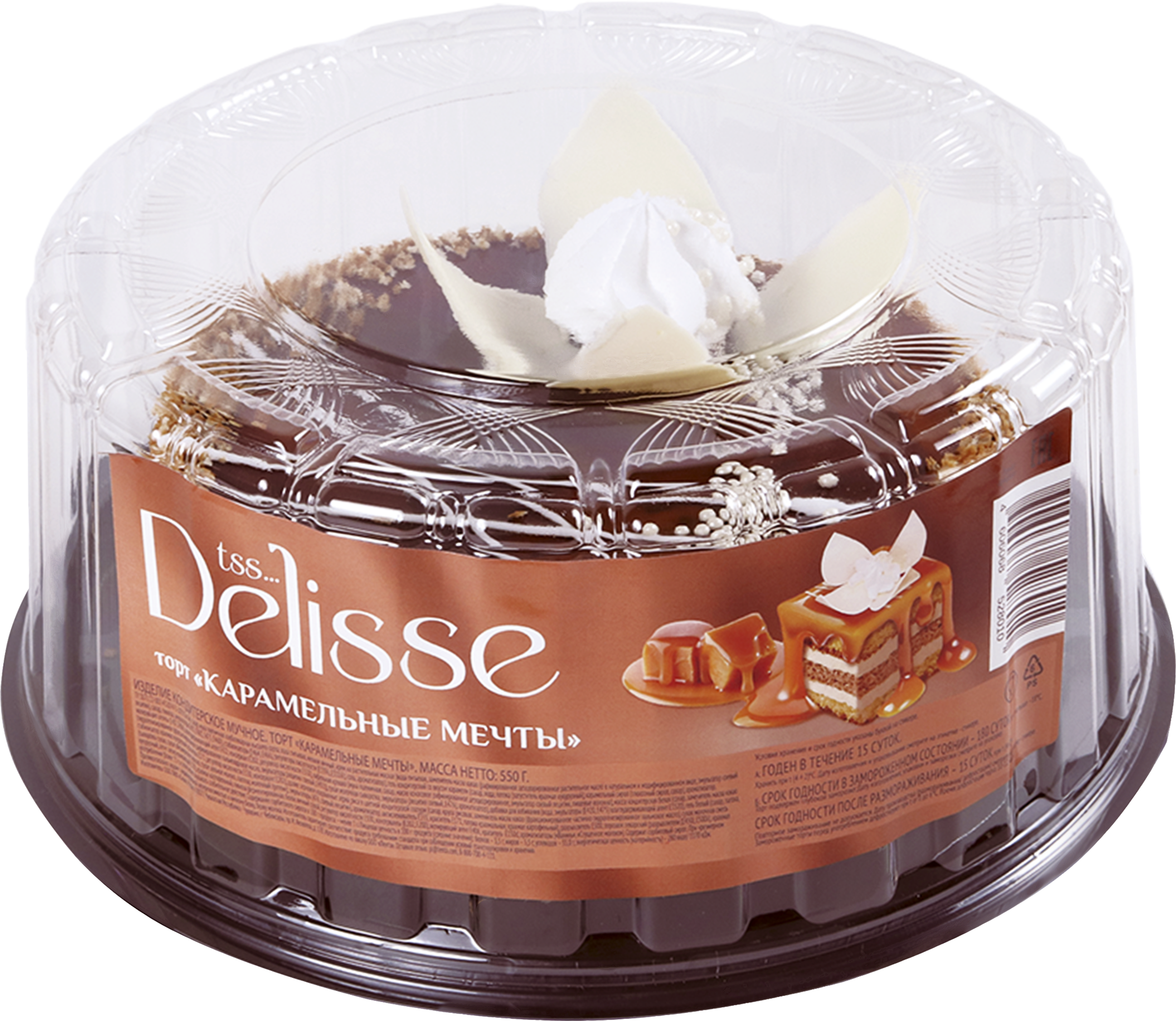 

Торт Delisse Карамельные мечты 550 г