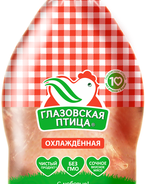 Тушка цыпленка-бройлера ПФ ГЛАЗОВСКАЯ охлажденная