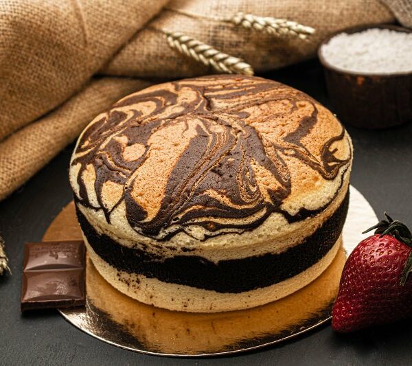 Чизкейк воздушный мраморный