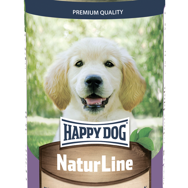 Happy Dog Nature Line консервы для щенков Телятина и индейка