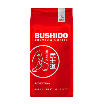 Кофе в зернах Bushido Red Katana натуральный жареный 227г, Нидерланды