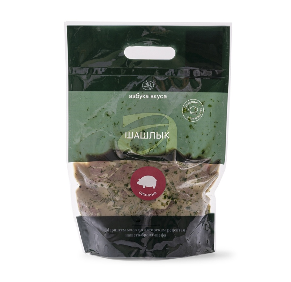 

Шашлык из свиной шеи в кефирном маринаде «Азбука вкуса», Россия