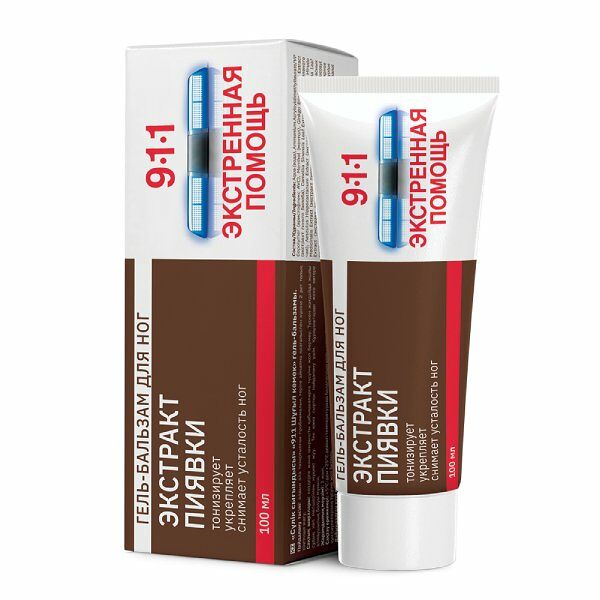 911 Экстракт Пиявки гель-бальзам