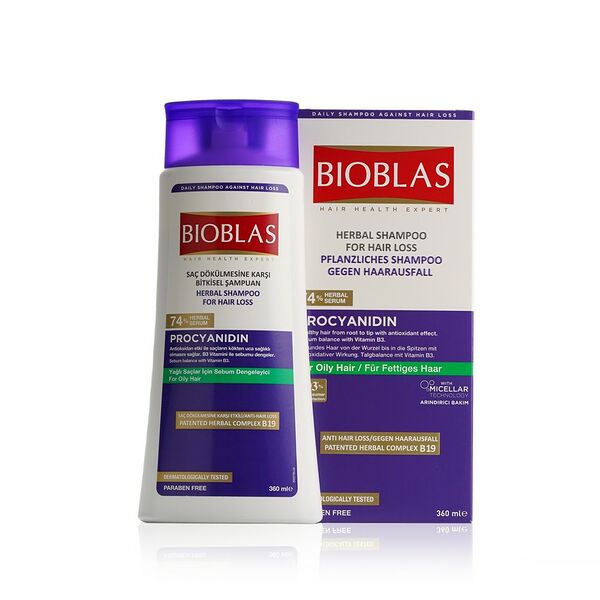 Шампунь для жирных волос Bioblas Anti-Hair Loss Procyanidin