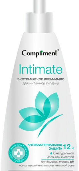 Крем-мыло для интимной гигиены Compliment Intimate Экстрамягкое 250мл