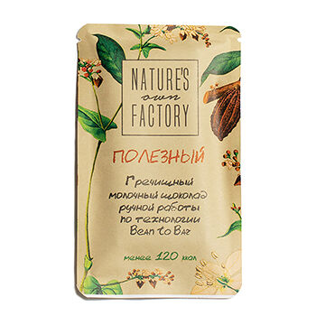 Шоколад молочный гречишный Nature's own factory
