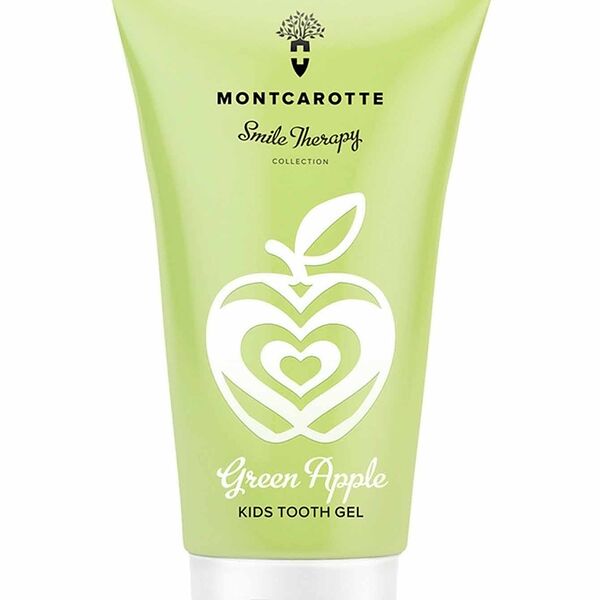 MontCarotte зубная детская паста-гель зеленое яблоко 30 мл