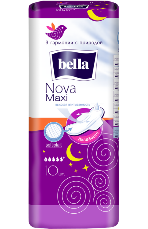 

Bella Nova Maxi прокладки 10 шт.