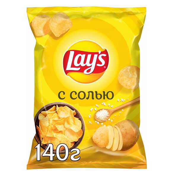 Чипсы картофельные Lay's Натуральный 140г