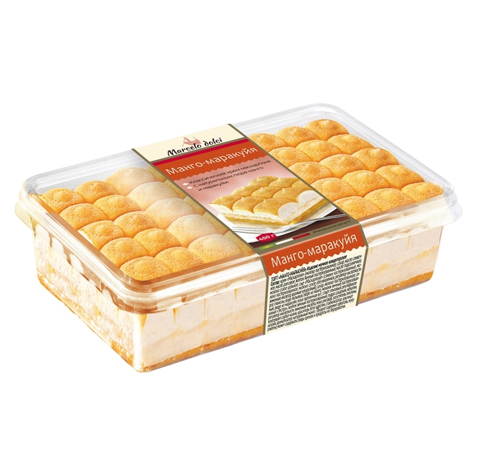 

Торт Marcelo Dolci Манго-маракуйя, 450 г