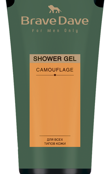 Гель для душа мужской BRAVE DAVE Camouflage