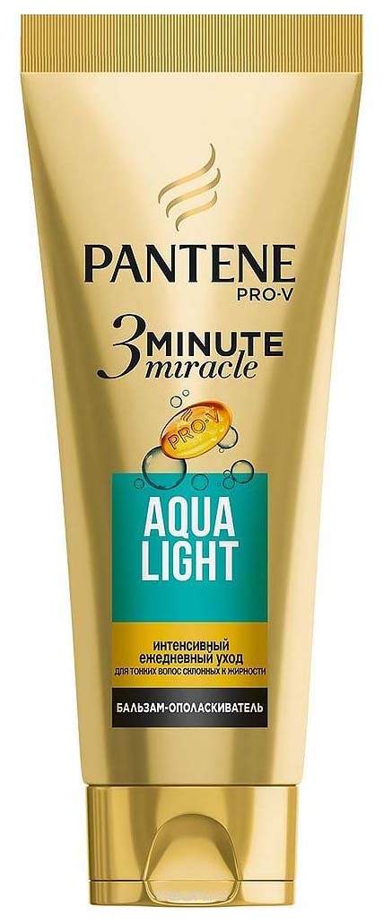 

Бальзам-ополаскиватель для волос Pantene Pro-V 3 minute miracle Aqua Light 200 мл