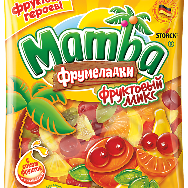 Жевательный мармелад Mamba Фрумеладки и фрукты