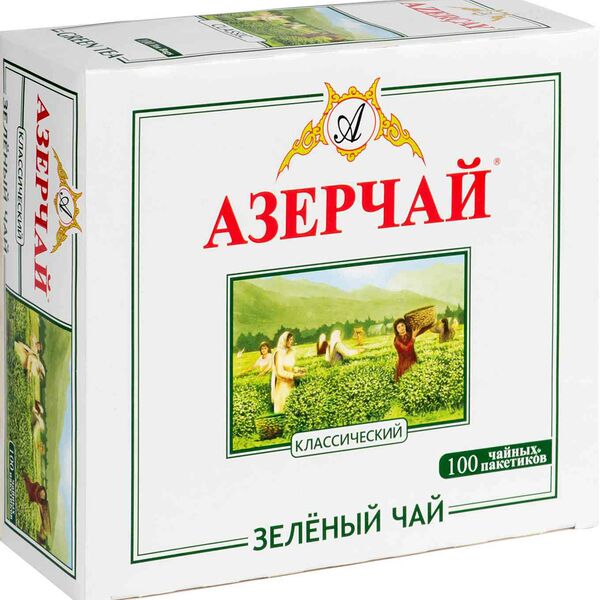 Чай зелёный Азерчай Классический 200г
