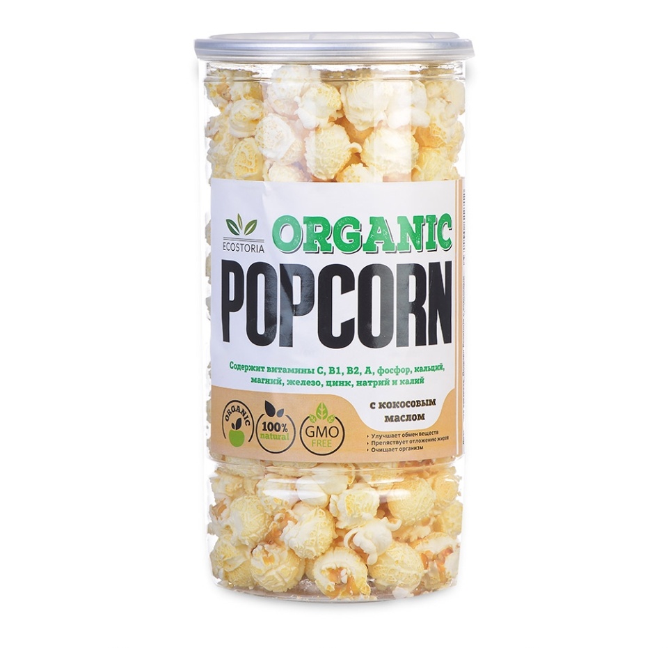 

Попкорн Ecostoria Organic c кокосовым маслом 70 г
