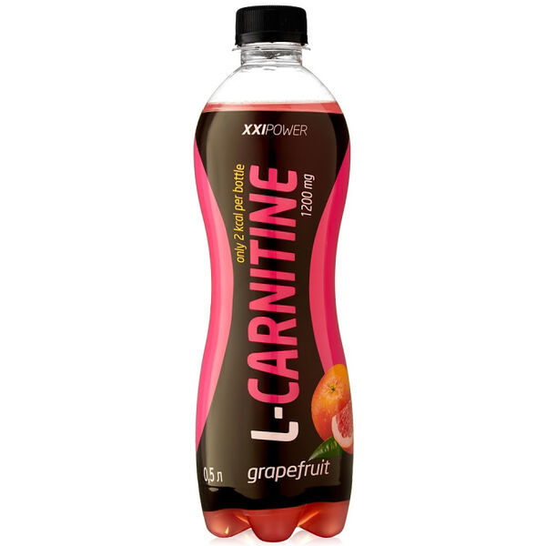 Напиток спортивный для восстановления водно-солевого баланса жидкий XXI Power Л-Карнитин L-Carnitine 1200 мг грейпфрут 500 мл