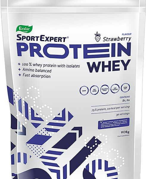 БАД Эвалар Спорт эксперт Сывороточный протеин 908г