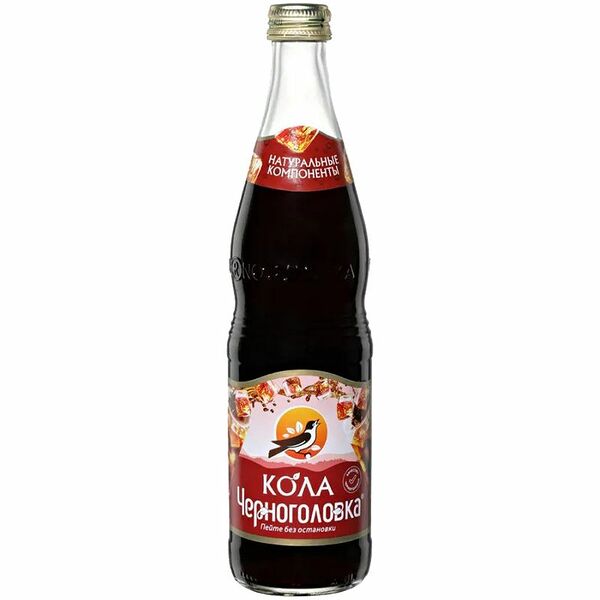 Напиток безалкогольный Черноголовка Кола газированный, 500мл