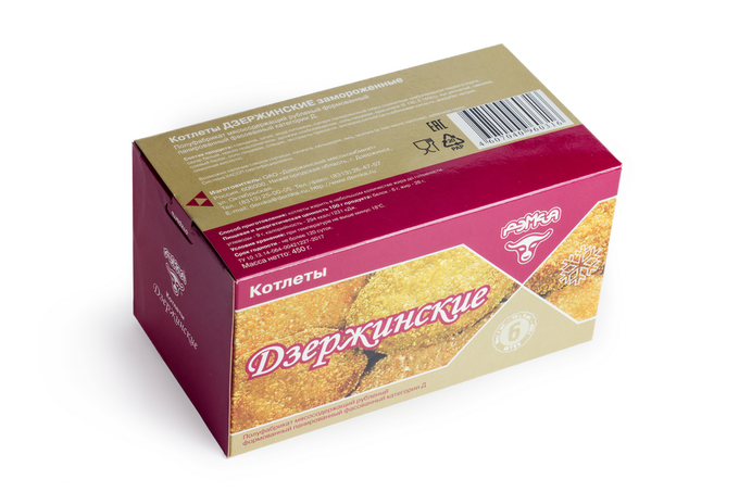 

Котлеты Дзержинский мясокомбинат 450 г