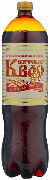 Квас ВЯТИЧ Вятский домашний фильтрованный 1.5л