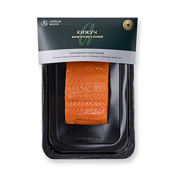 

Кижуч холодного копчения «Азбука вкуса» филе-кусок с кожей, Россия