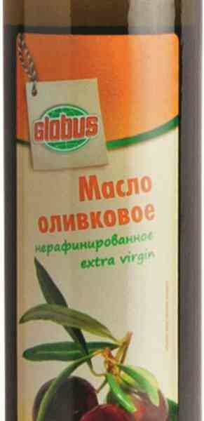 Масло оливковое Глобус Extra Virgin нерафинированное