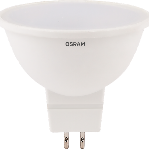 Лампа светодиодная OSRAM MR16 6,5Вт GU5.3 500лм 3000К, теплый белый свет