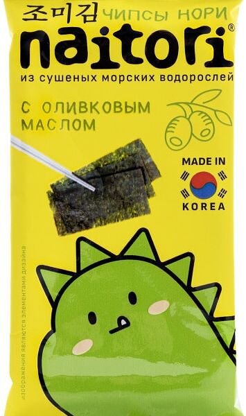 Чипсы Naitori Нори с оливковым маслом 3г