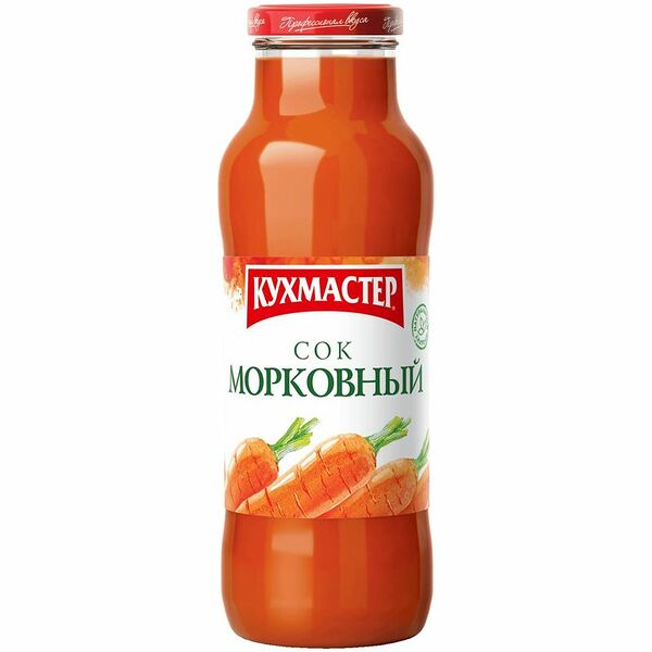 Сок Кухмастер морковный с мякотью, 680мл