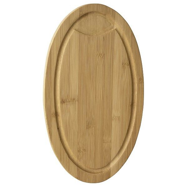 Доска разделочная ATMOSPHERE Natura, овальная, 37,5х21,5х1,5см, бамбук 3218