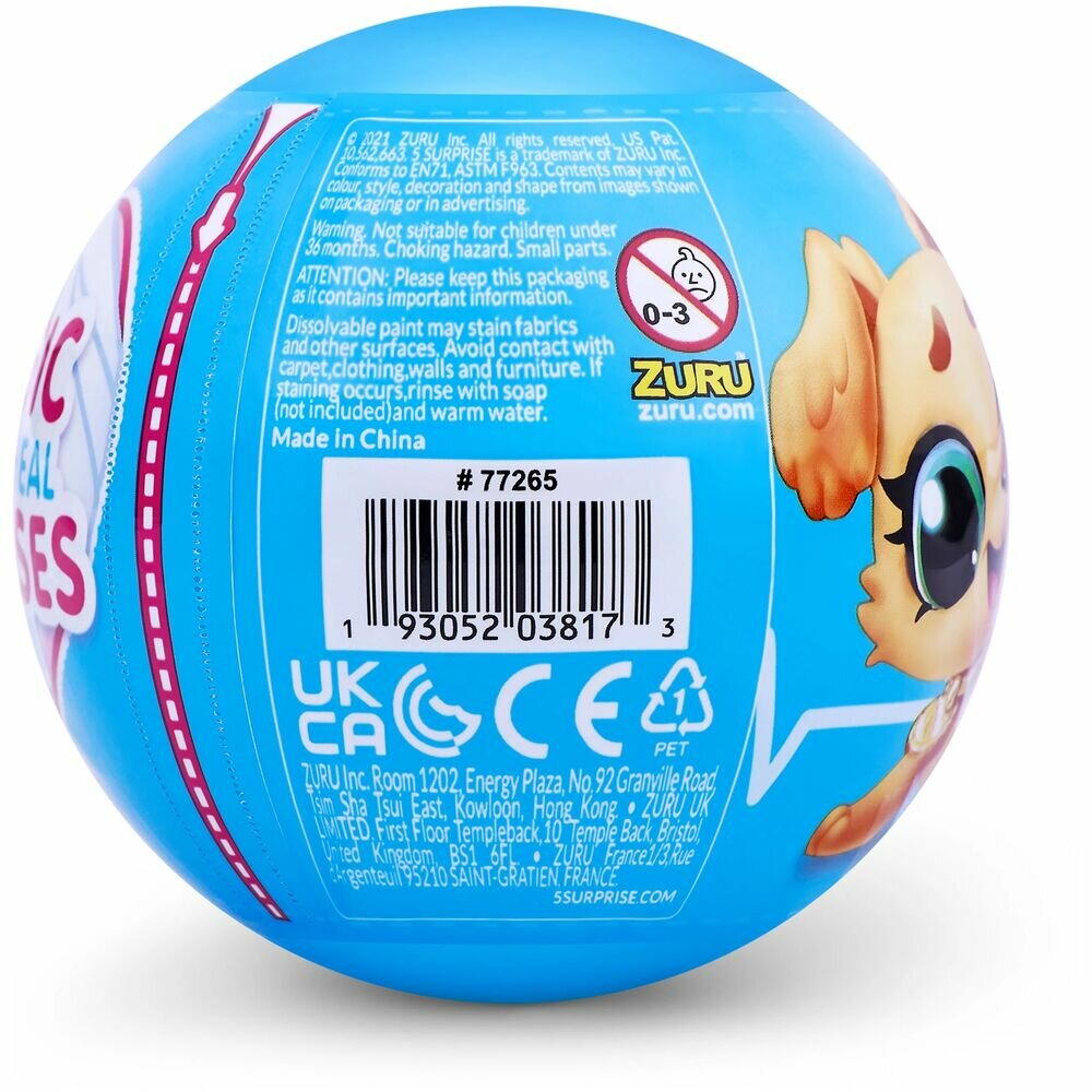 

Игровой набор Zuru 5 Surprise Pet Rescue фигурка щенка с аксессуарами 1 шт. дизайн в ассортименте