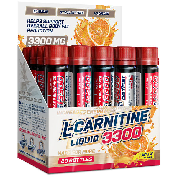 Be First L-Carnitine 3300 мг 25 мл х 20 шт апельсин
