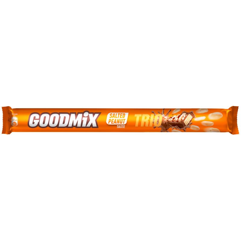 

Батончик шоколадный Goodmix Salted Peanut taste со вкусом соленого арахиса с хрустящей вафлей 69 г
