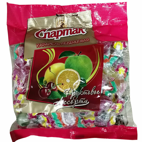 Карамель Фруктовое ассорти 200г Спартак