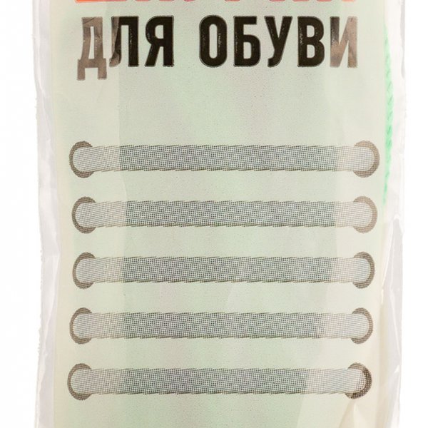 Шнурки для обуви АШАН Красная птица плоские зеленые, 90 см