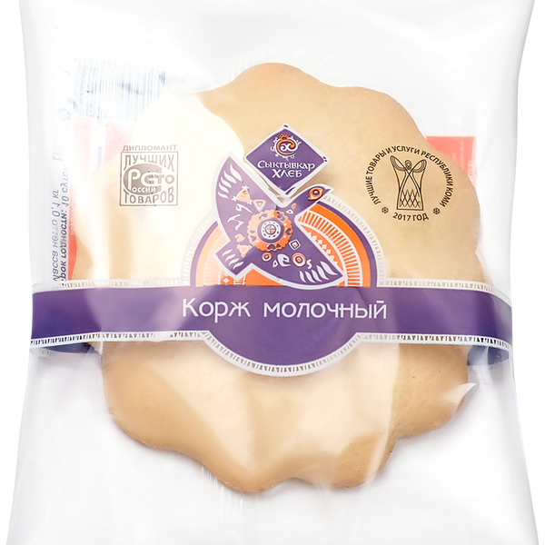 Корж СЫКТЫВКАРХЛЕБ молочный