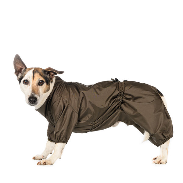 Дождевик для собак Milena S хаки (мальчик)