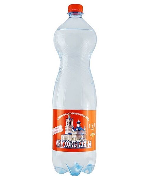 Вода минеральная Обуховская 14 газированная