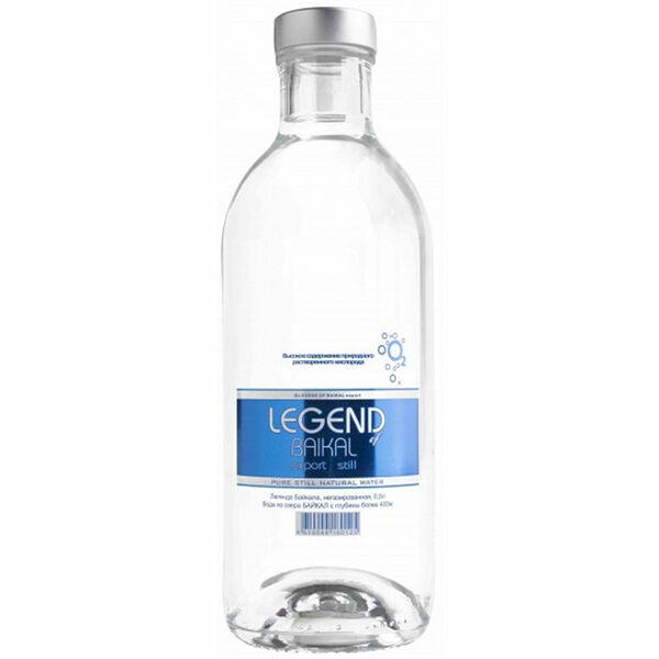 Вода LEGEND of BAIKAL негазированная 0.5л стеклянная бутылка Россия
