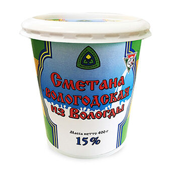 Сметана Вологодская 15%