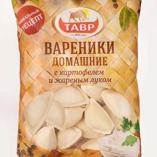 Вареники с картофелем и жареным луком ТМ Тавр