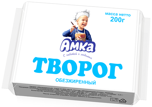 Творог обезжиренный Амка