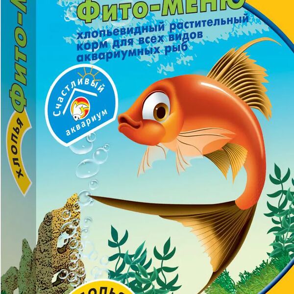 Рыбята Фито-меню хлопья для рыб 10 г
