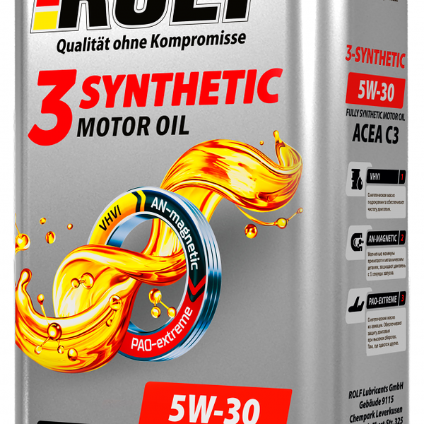Масло моторное Rolf 3-Synthetic 5W-30 синтетическое