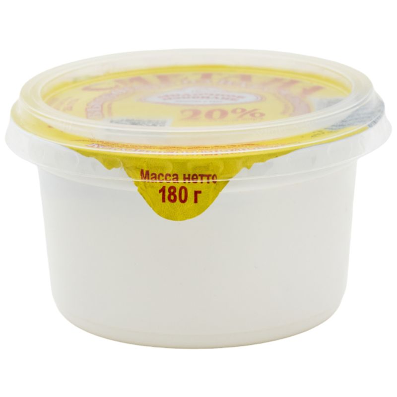 

Сметана Молочное Изобилие 20% 180 г