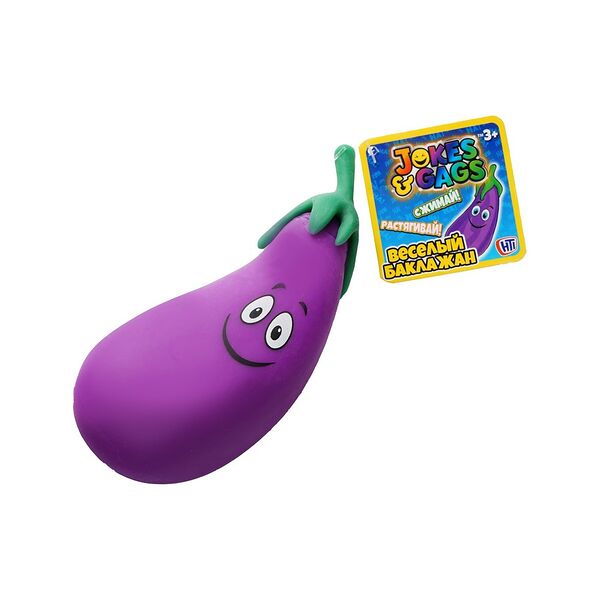 Игрушка-антистресс HTI Веселый баклажан Арт. 1374369