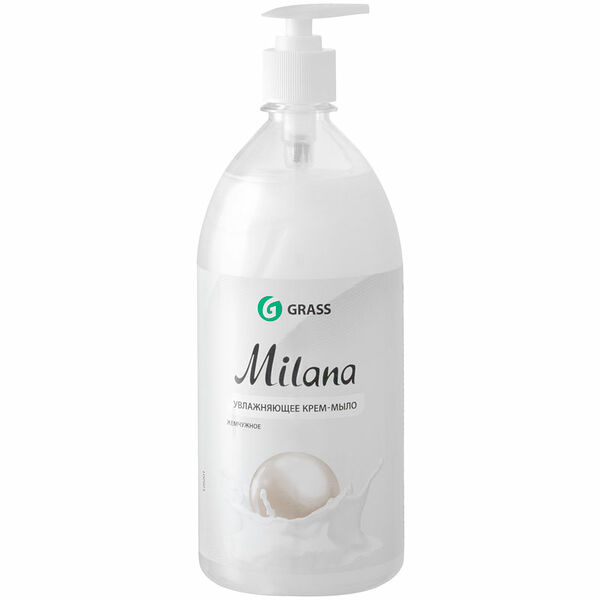 Крем-мыло жидкое Grass Milana жемчужное