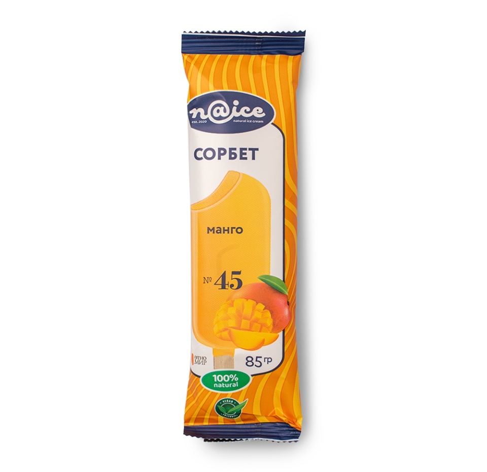 

Сорбет на палочке Naice Манговый 85г, Россия