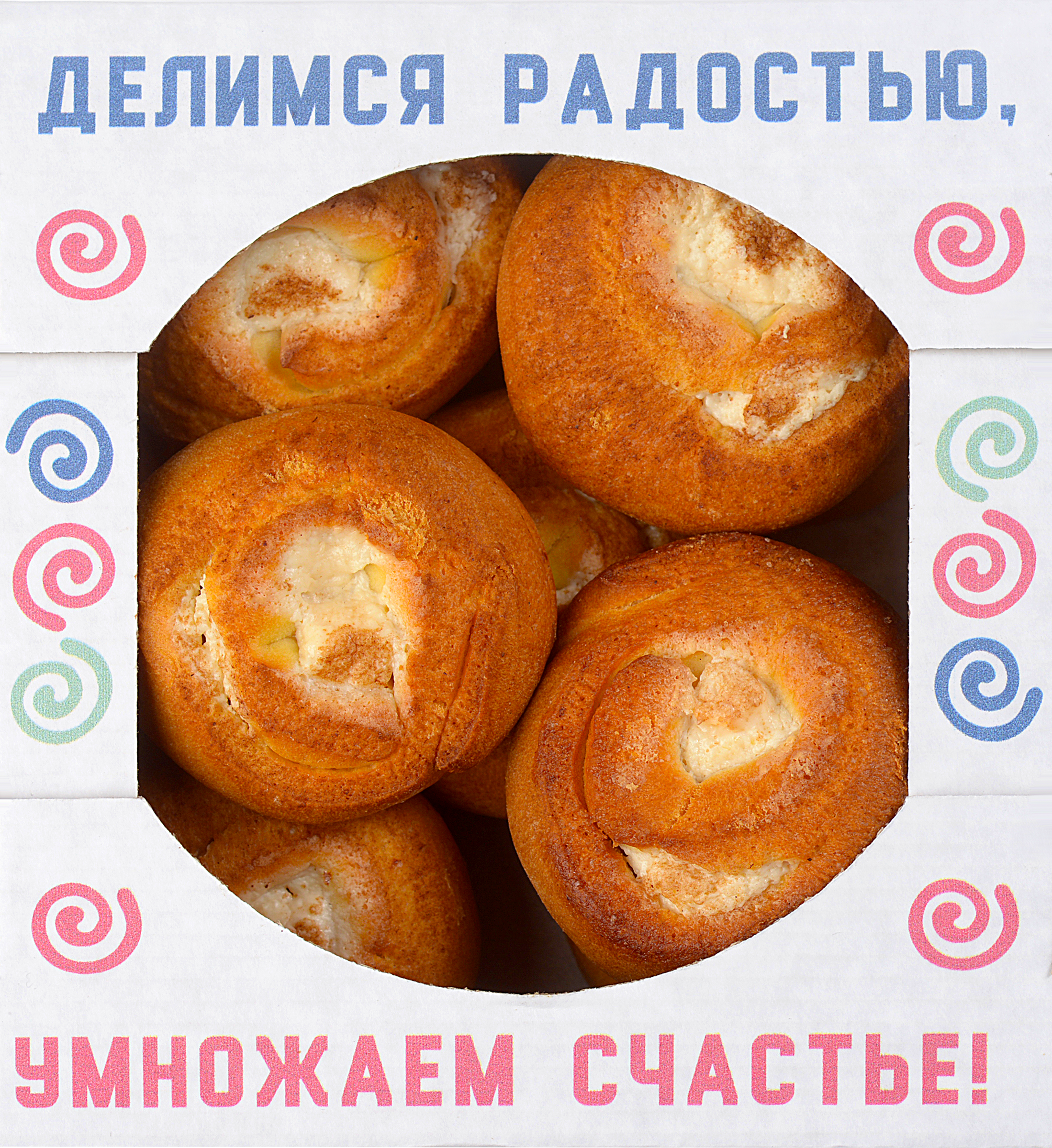 

Пироги Лихачёвский кондитерский комбинат Изысканные, плюшка с творожным десертом и корицей