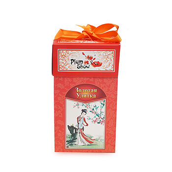 Чай черный листовой Plum Snow Золотая улитка 100 г, Китай